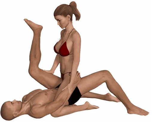 Tư thế cưỡi ngựa Scissored Cowgirl Tư thế cưỡi ngựa Scissored Cowgirl